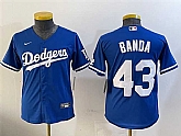 Men's Los Angeles Dodgers #43 Anthony Banda Royal Alternate Limited Stitched Jersey,baseball caps,new era cap wholesale,wholesale hats